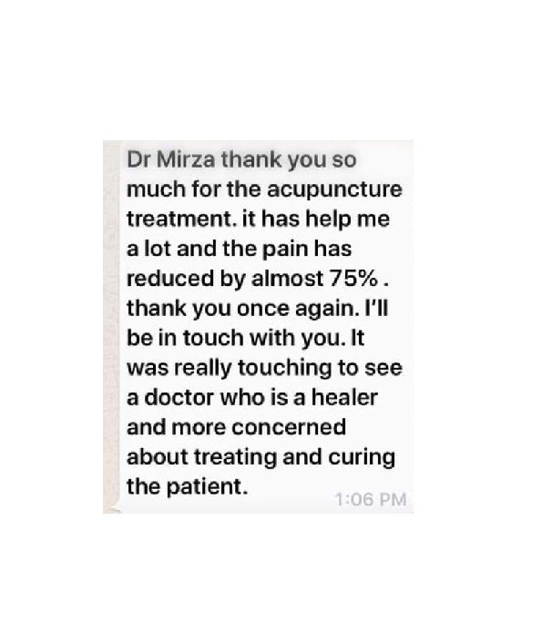 Ismail Naturopathy Testimonial